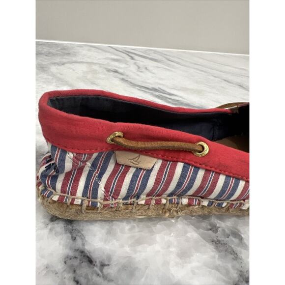 Sperry Topsides red‎ White Blue Size Womens 8.5m Casual shoes - Picture 8 of 16